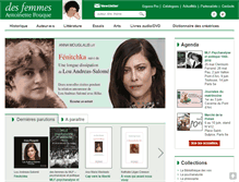 Tablet Screenshot of desfemmes.fr